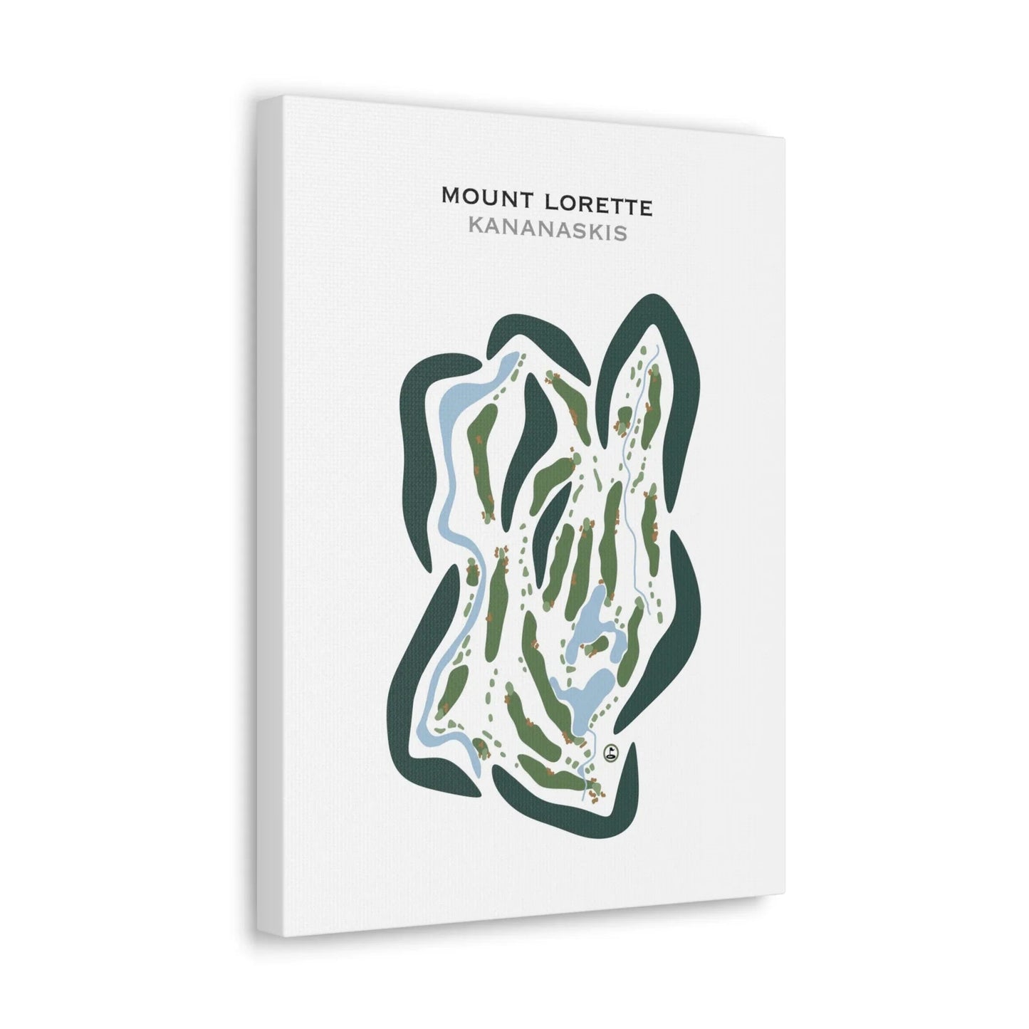 Mount Lorette Course, Alberta, Canada - Printed Golf Courses