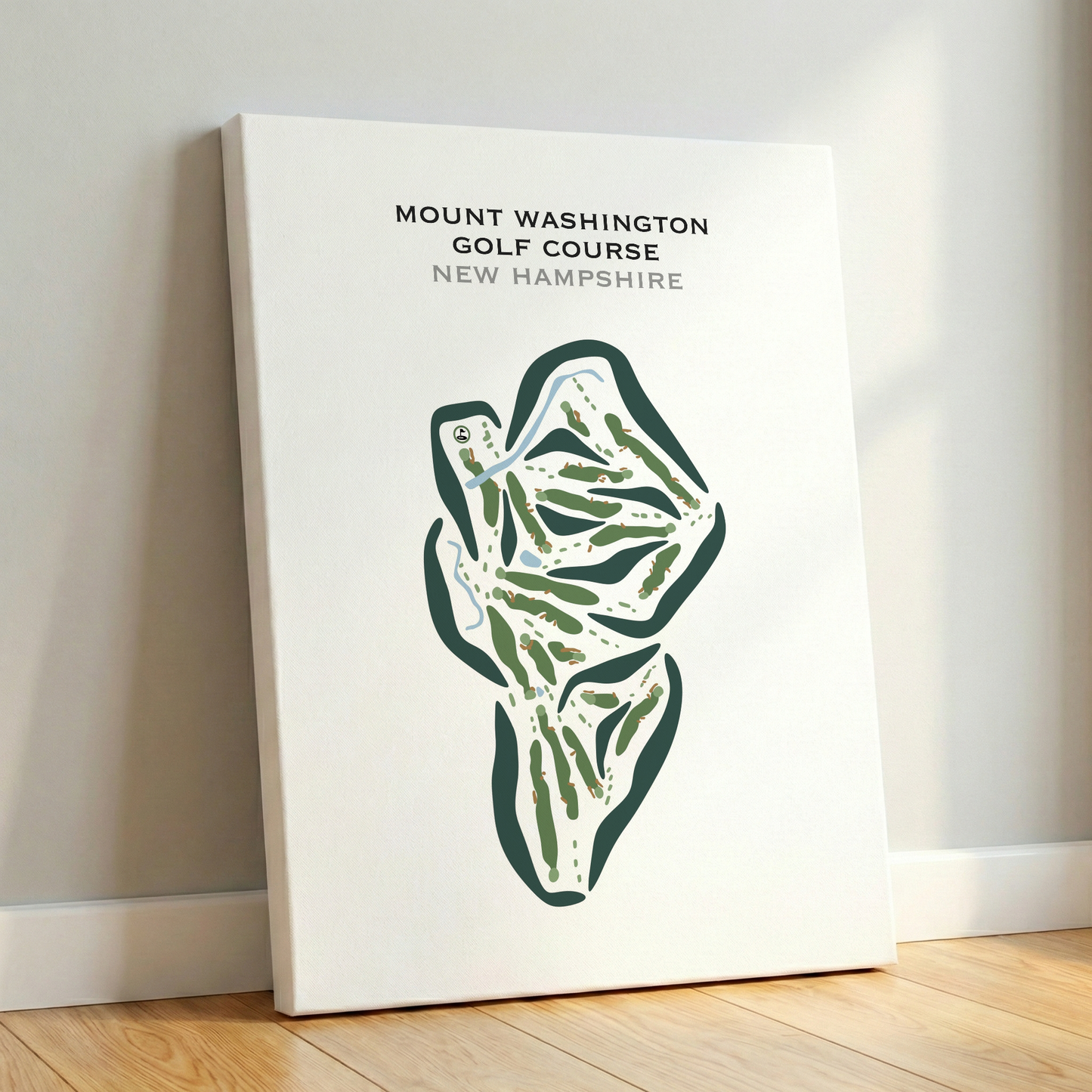 Mount Washington Golf Course, New Hampshire - Printed Golf Courses