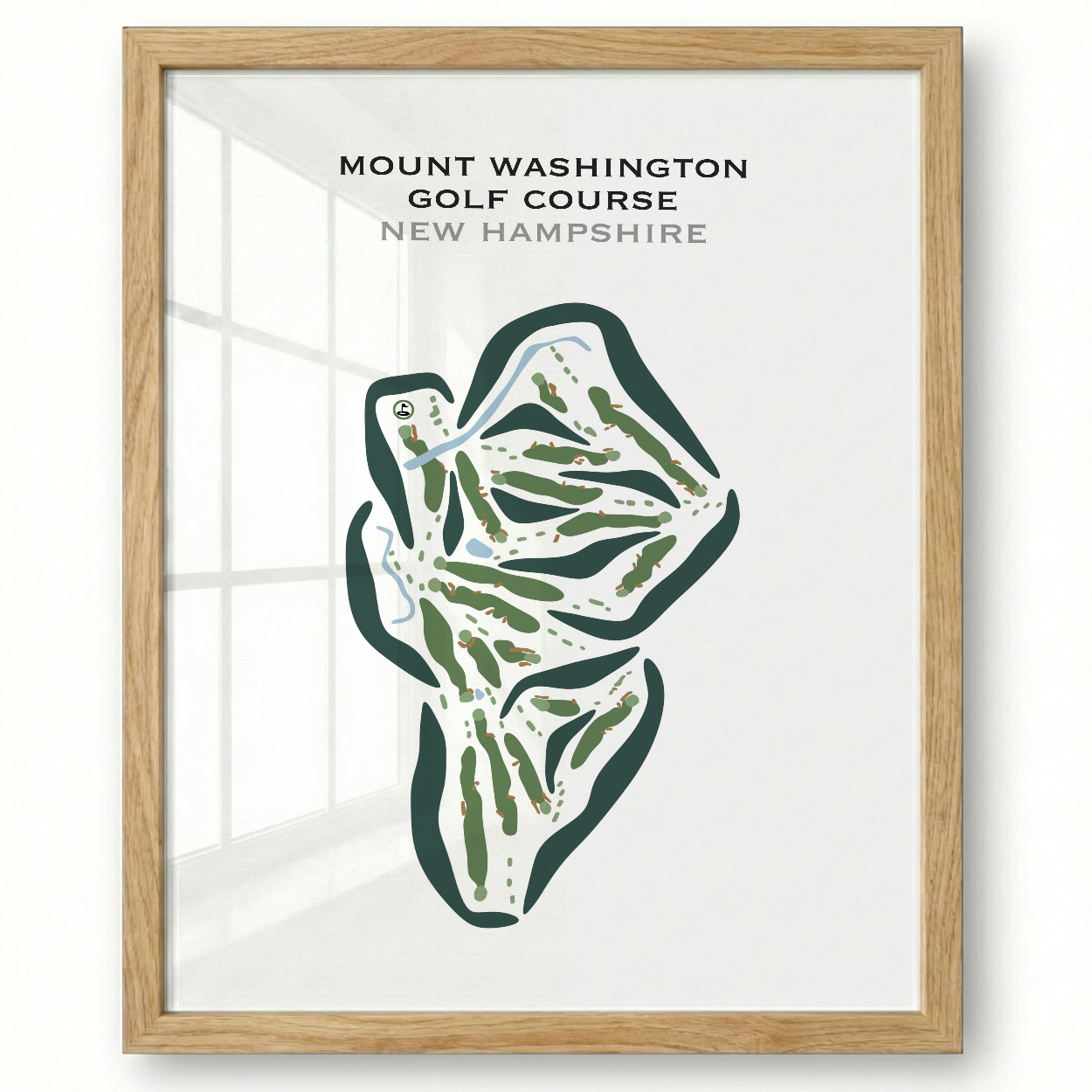 Mount Washington Golf Course, New Hampshire - Printed Golf Courses