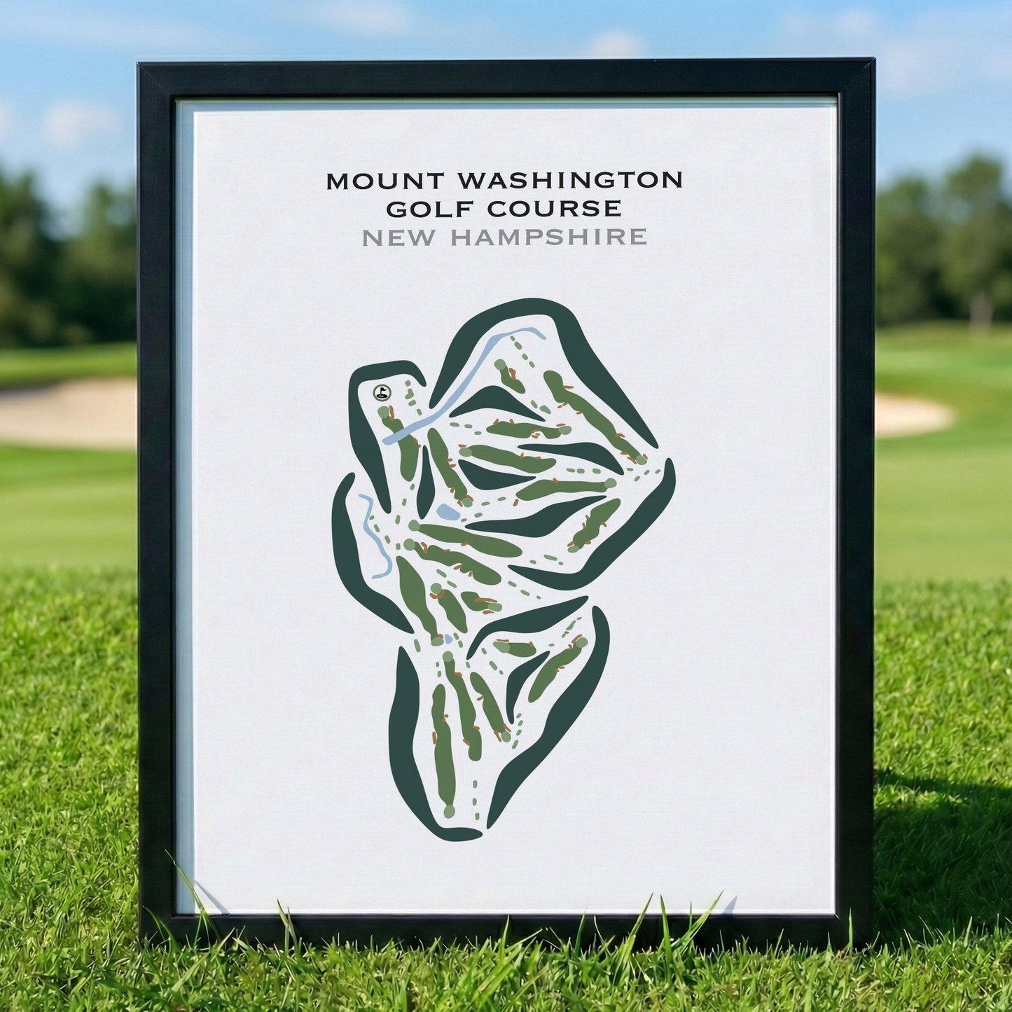 Mount Washington Golf Course, New Hampshire - Printed Golf Courses