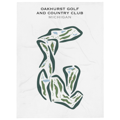 Oakhurst Golf & Country Club, Michigan - Printed Golf Courses