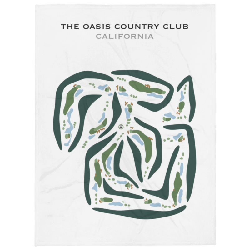 The Oasis Country Club, California - Printed Golf Courses