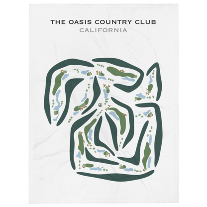 The Oasis Country Club, California - Printed Golf Courses
