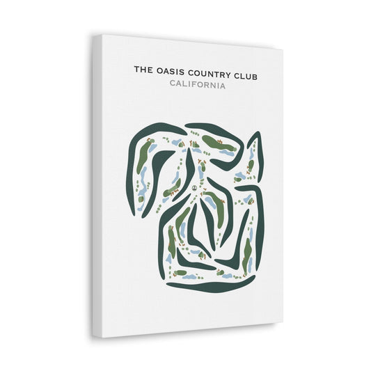 The Oasis Country Club, California - Printed Golf Courses