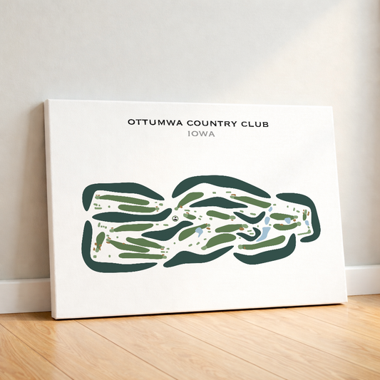 Ottumwa Country Club, Iowa - Printed Golf Courses