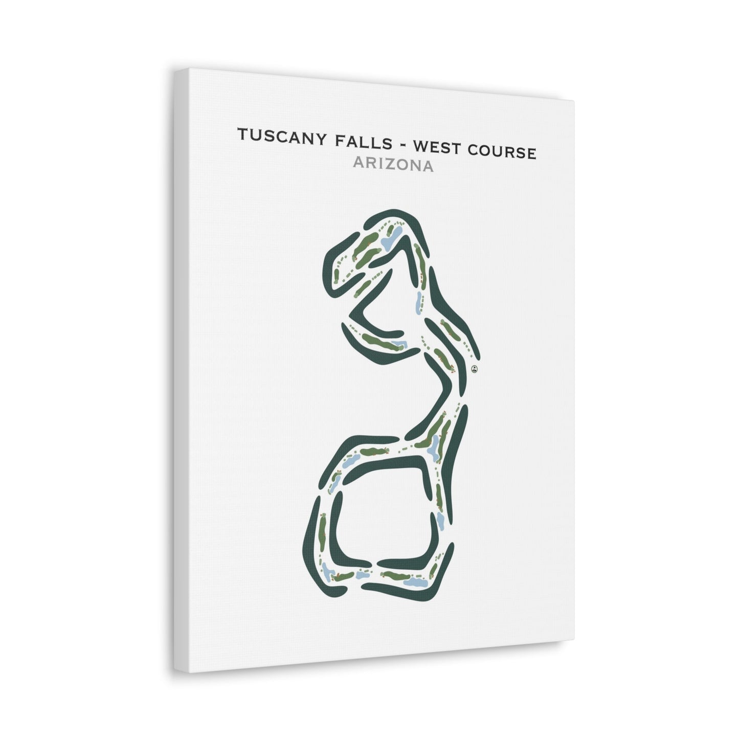 Tuscany Falls – West Course, Arizona - Printed Golf Courses