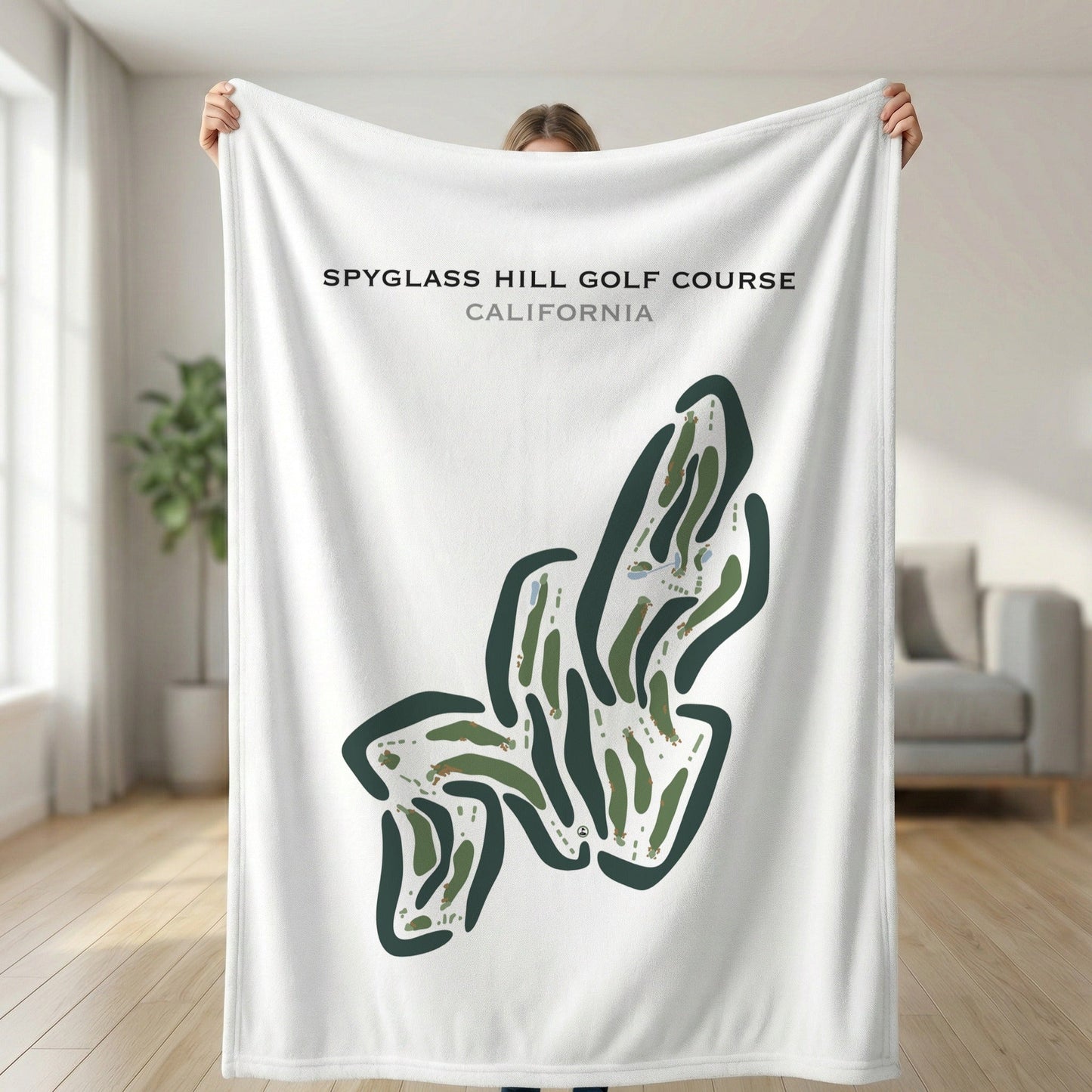 Spyglass Hill Golf Course, California - Printed Golf Courses