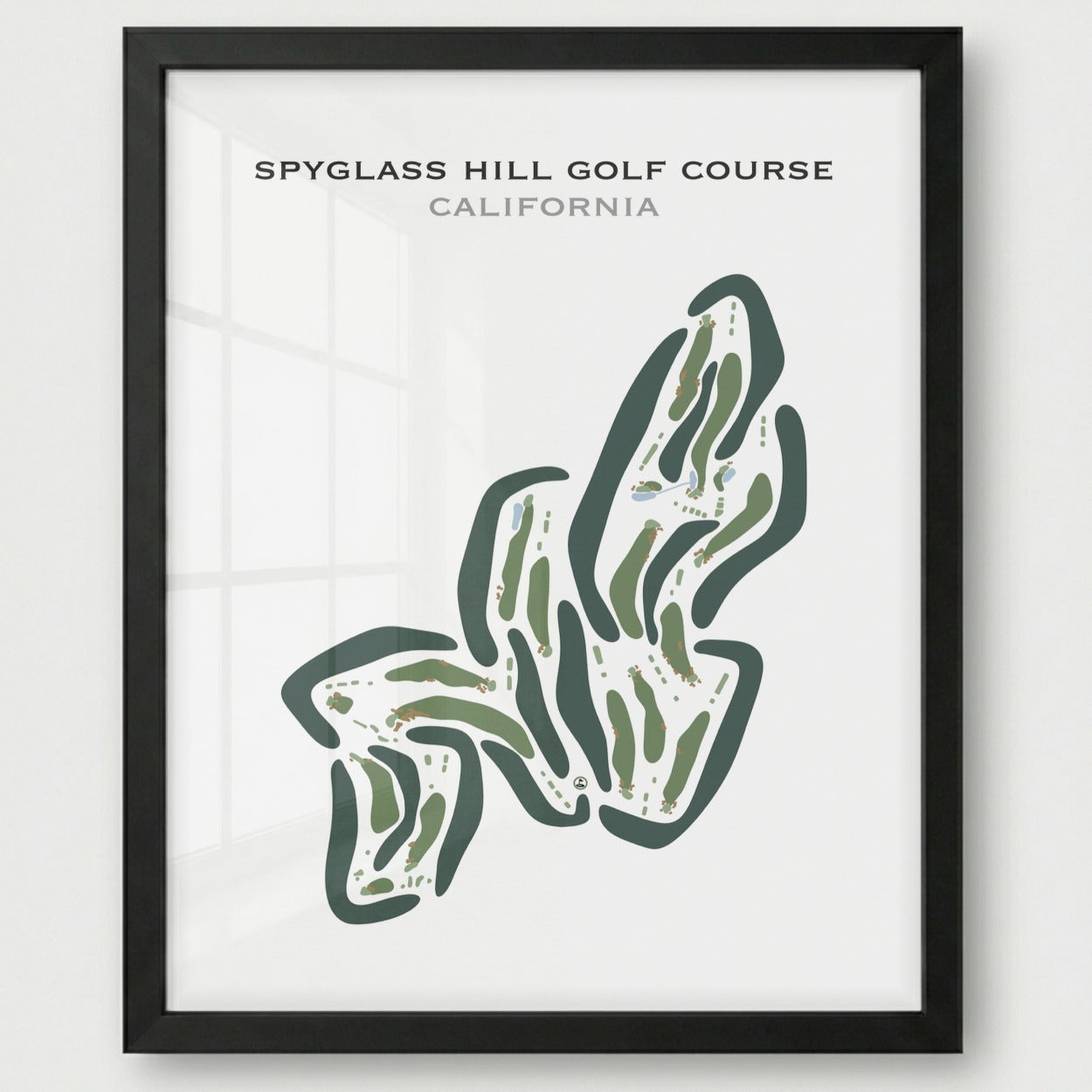 Spyglass Hill Golf Course, California - Printed Golf Courses