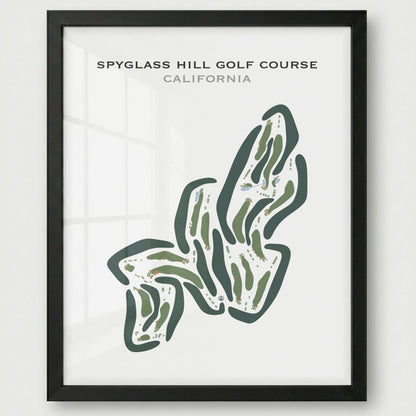 Spyglass Hill Golf Course, California - Printed Golf Courses