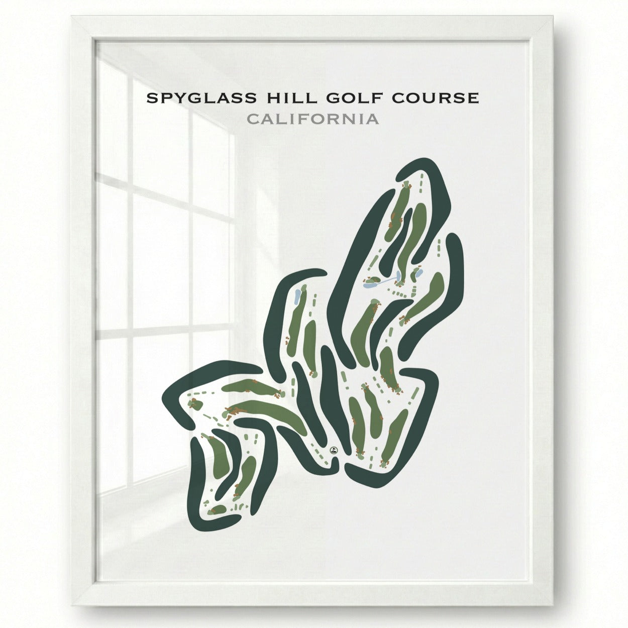 Spyglass Hill Golf Course, California - Printed Golf Courses