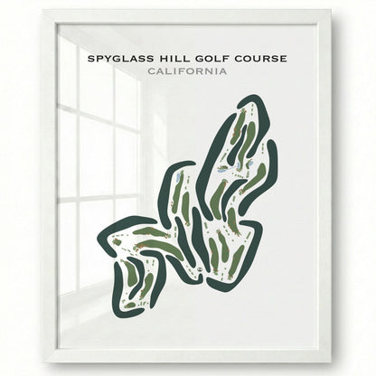 Spyglass Hill Golf Course, California - Printed Golf Courses