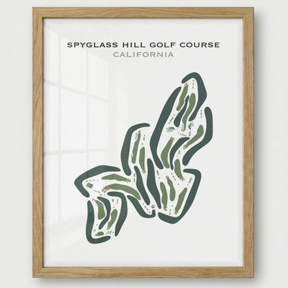 Spyglass Hill Golf Course, California - Printed Golf Courses