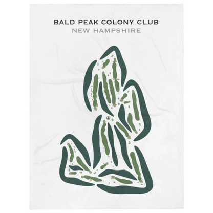 Bald Peak Colony Club, New Hampshire - Printed Golf Course