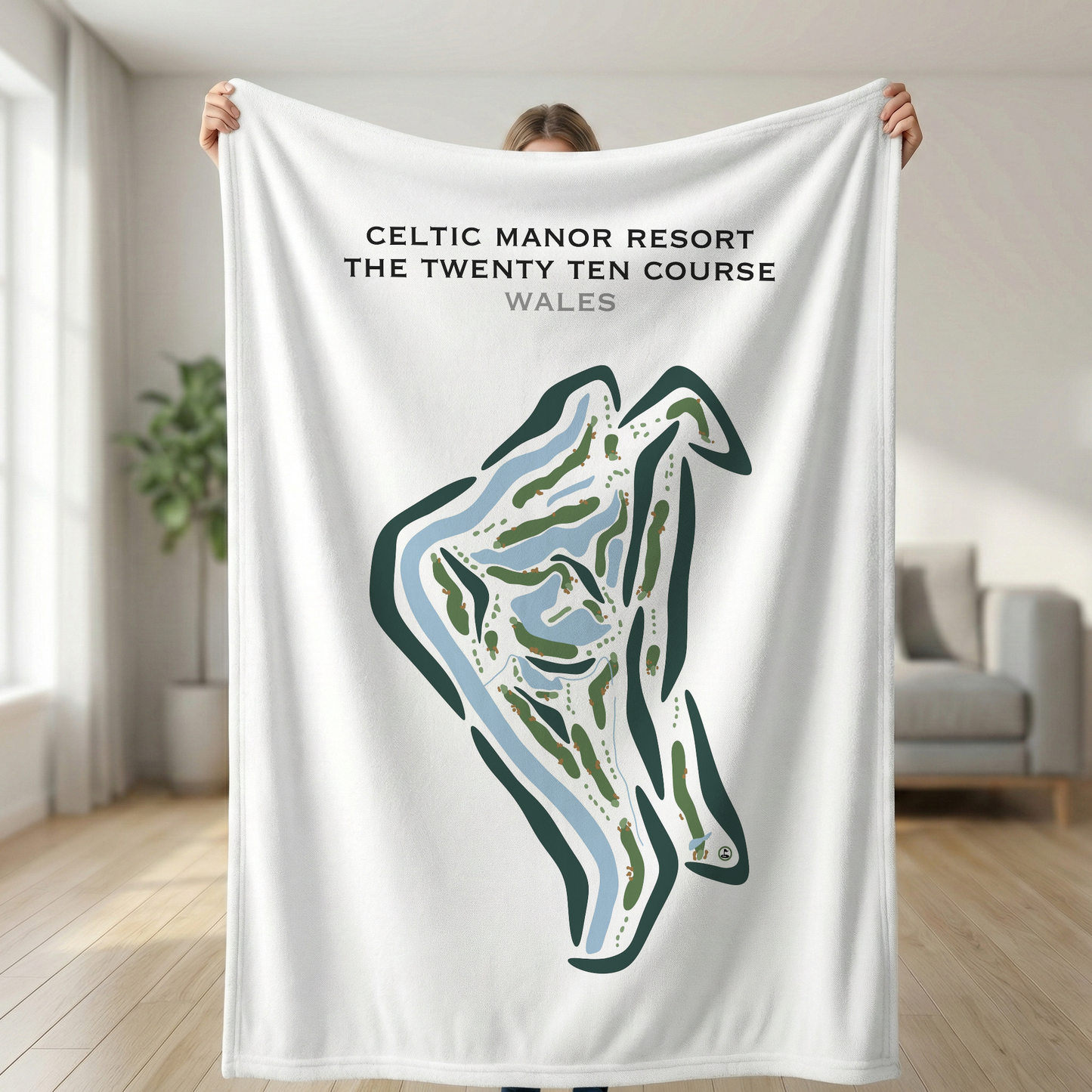 The Celtic Manor Resort - The Twenty Ten Course, Wales - Printed Golf Courses
