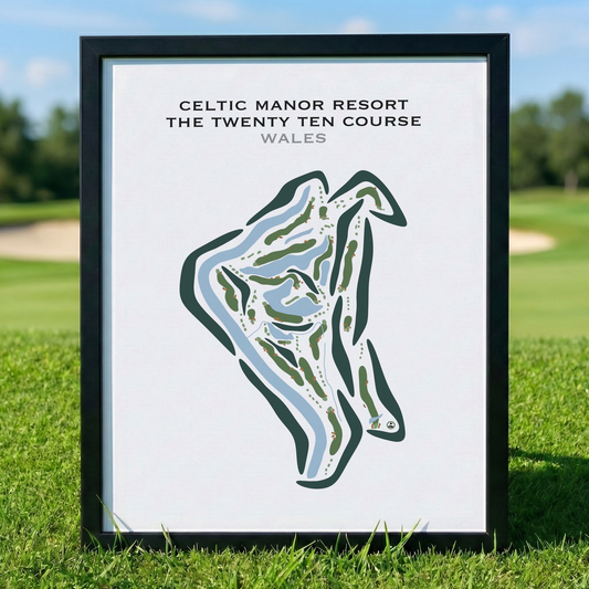The Celtic Manor Resort - The Twenty Ten Course, Wales - Printed Golf Courses