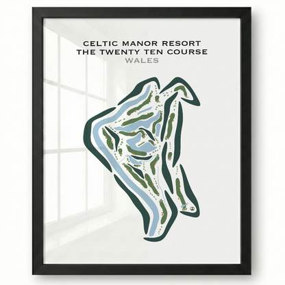 The Celtic Manor Resort - The Twenty Ten Course, Wales - Printed Golf Courses