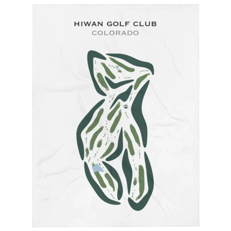 Hiwan Golf Club, Colorado - Printed Golf Courses