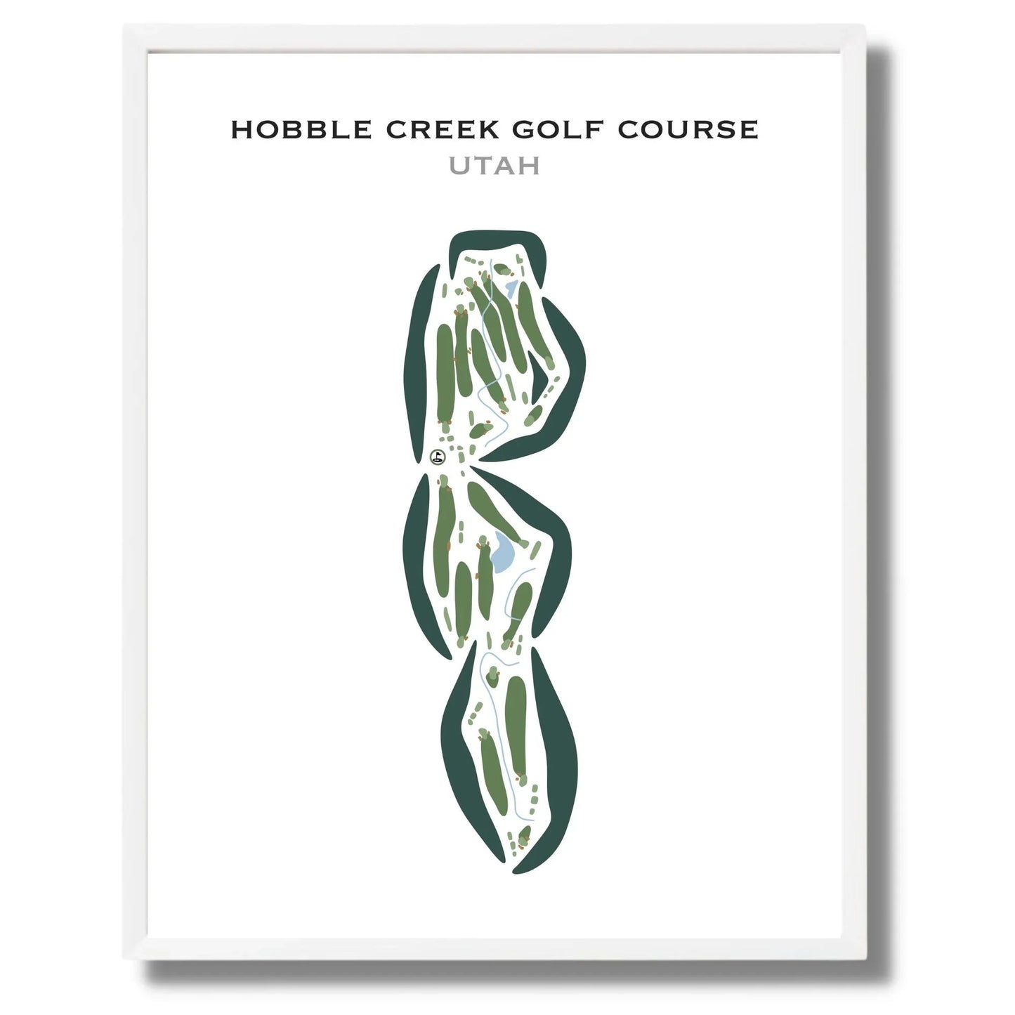 Hobble Creek Golf Course, Utah - Printed Golf Courses
