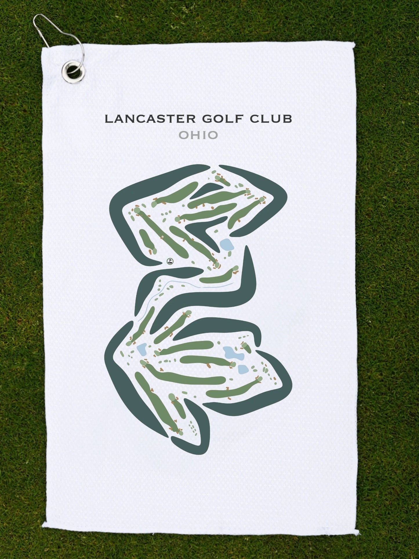 Lancaster Golf Club, Ohio (Portrait) - Printed Golf Courses