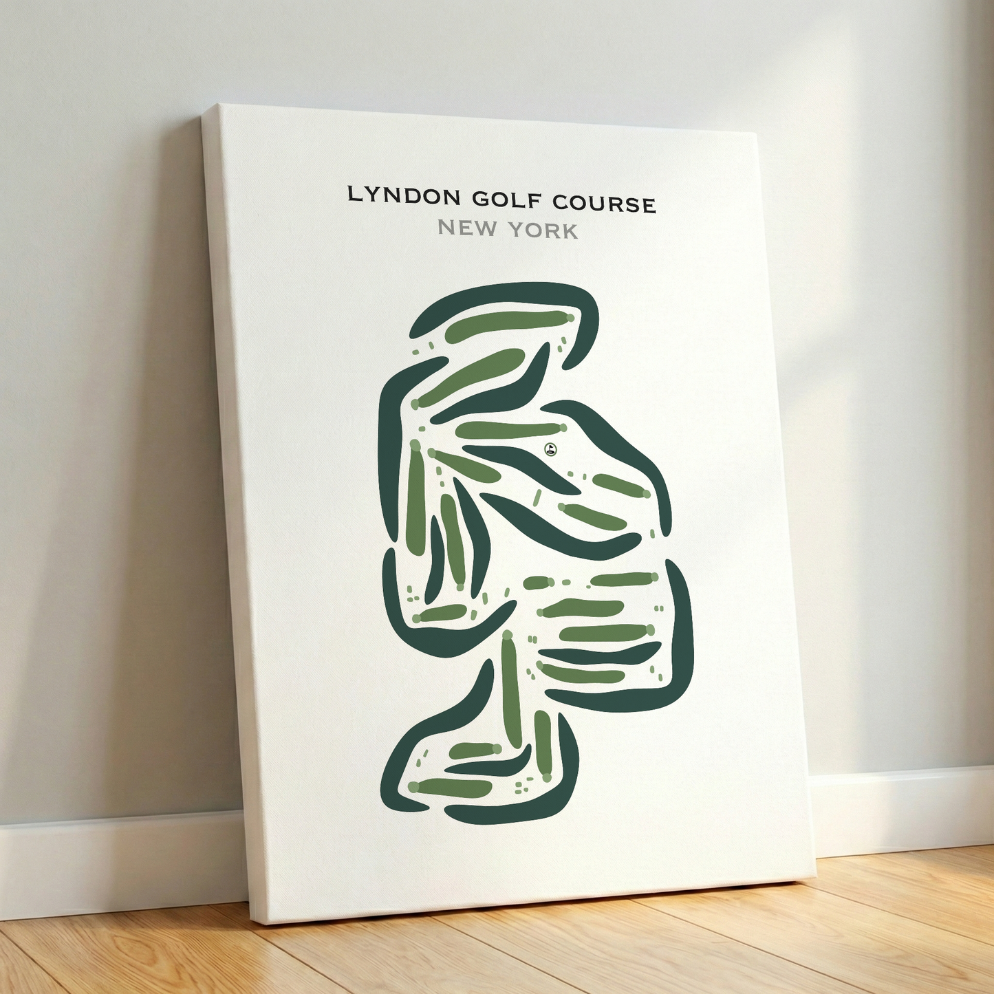Lyndon Golf Course, New York - Printed Golf Courses