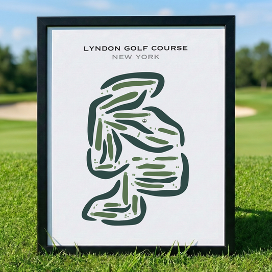 Lyndon Golf Course, New York - Printed Golf Courses
