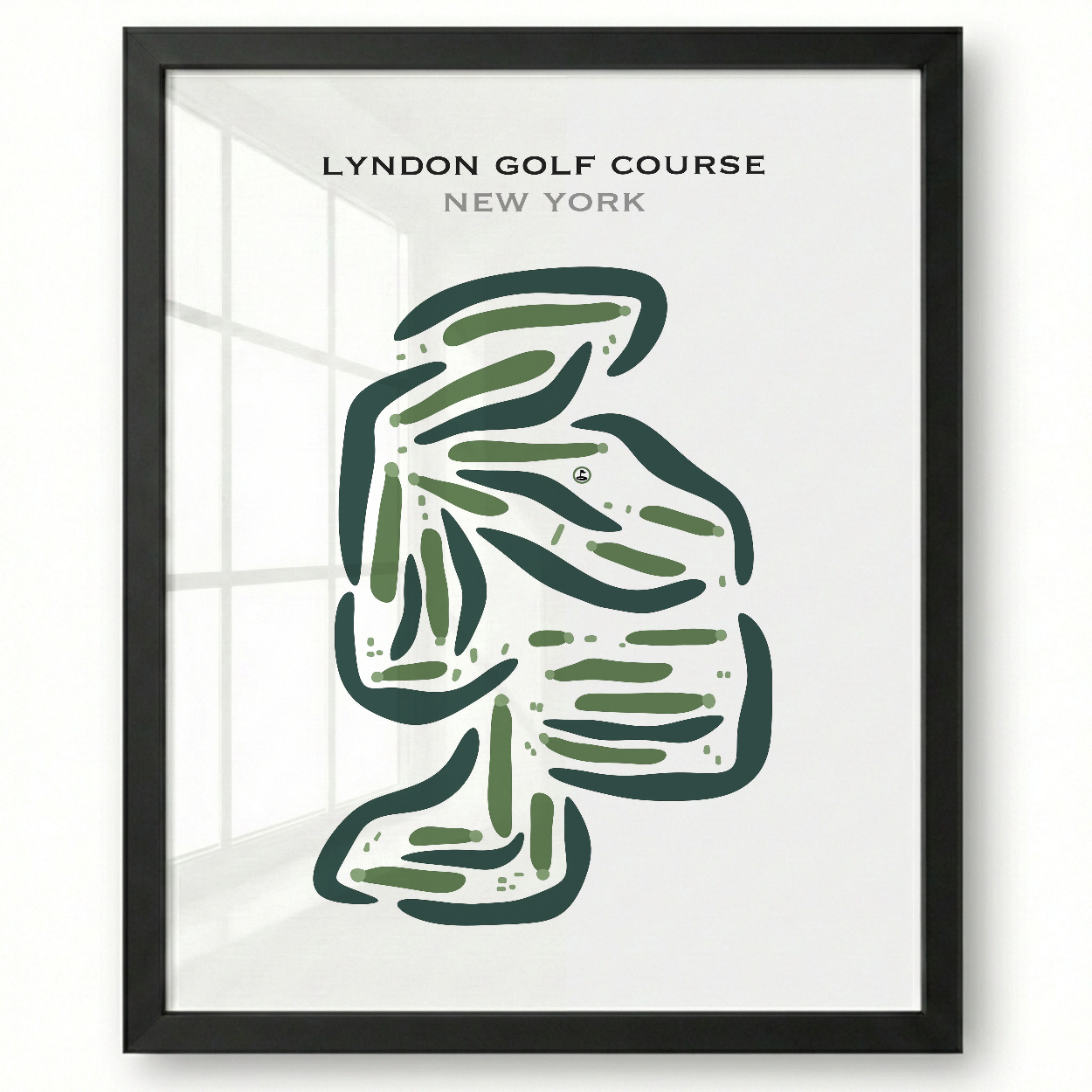 Lyndon Golf Course, New York - Printed Golf Courses