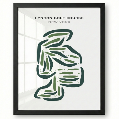 Lyndon Golf Course, New York - Printed Golf Courses