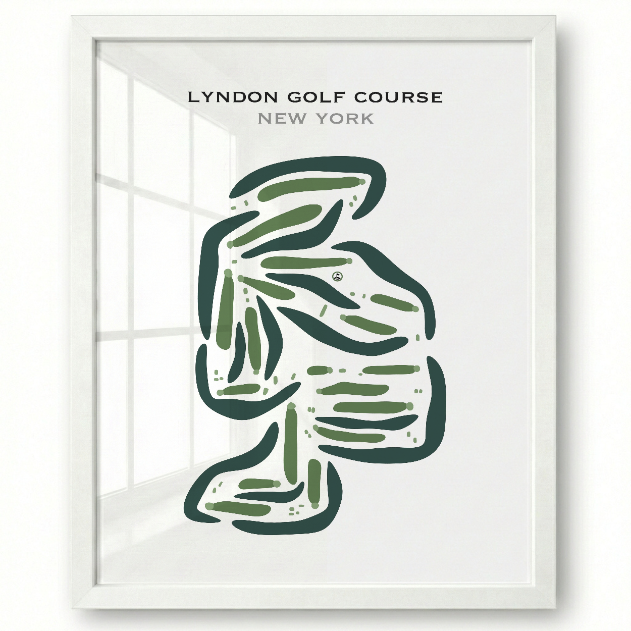 Lyndon Golf Course, New York - Printed Golf Courses