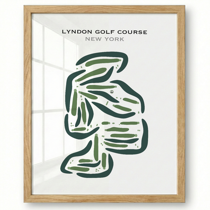 Lyndon Golf Course, New York - Printed Golf Courses