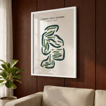 Lyndon Golf Course, New York - Printed Golf Courses