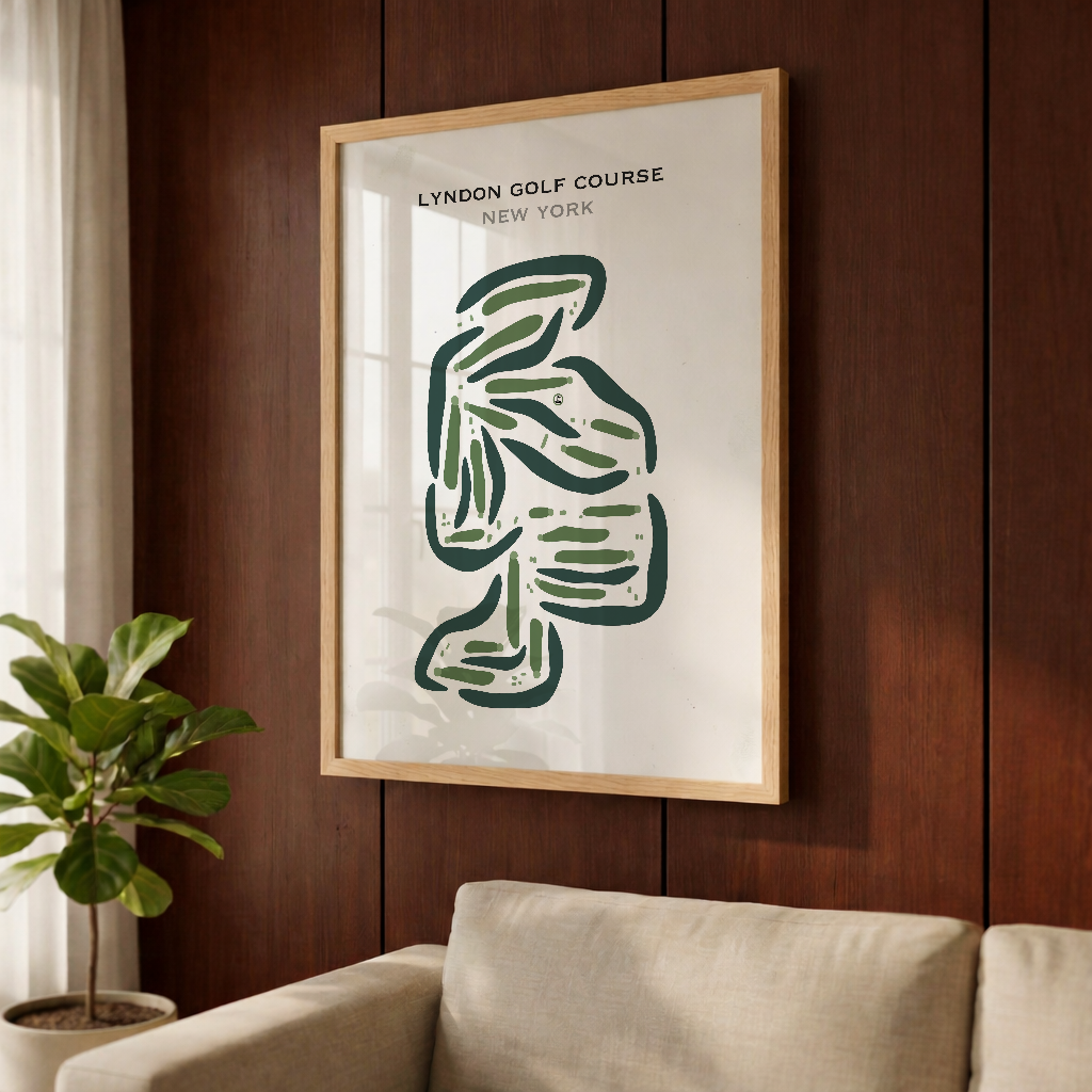 Lyndon Golf Course, New York - Printed Golf Courses