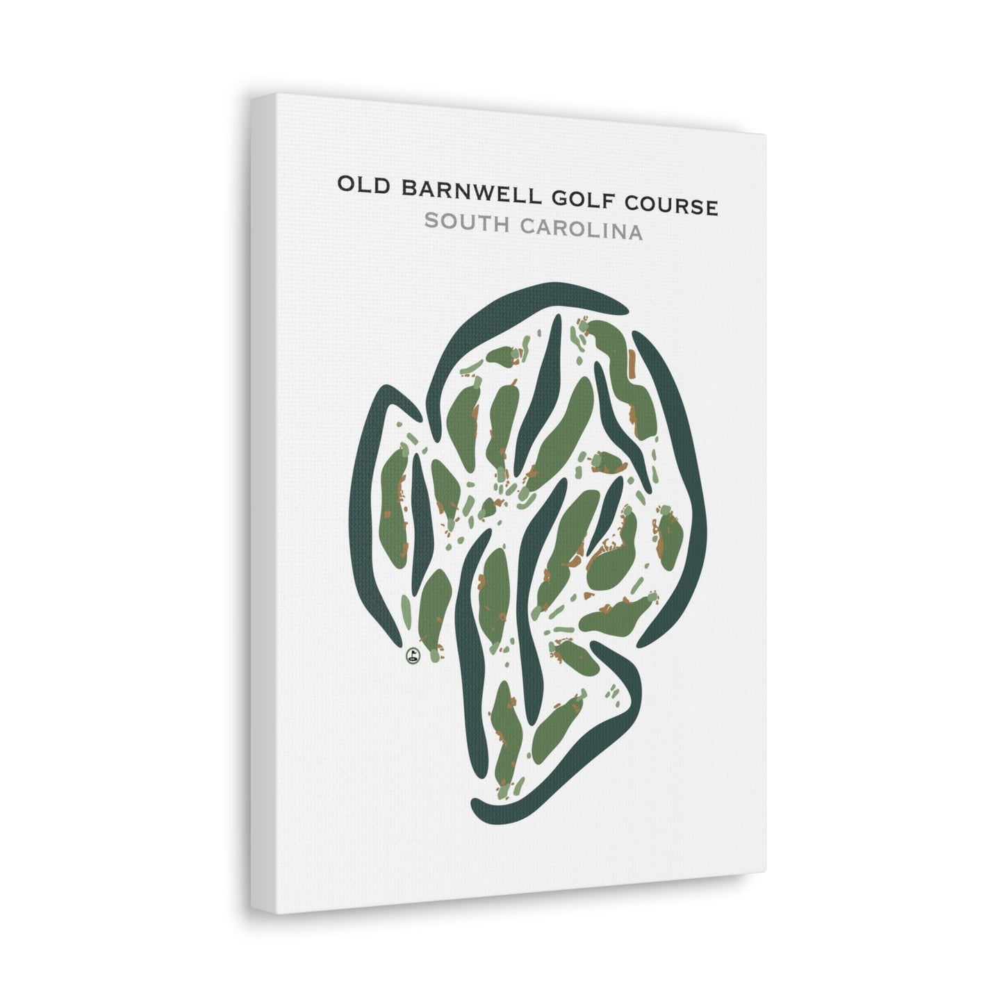 Old Barnwell Golf Course, South Carolina - Printed Golf Courses