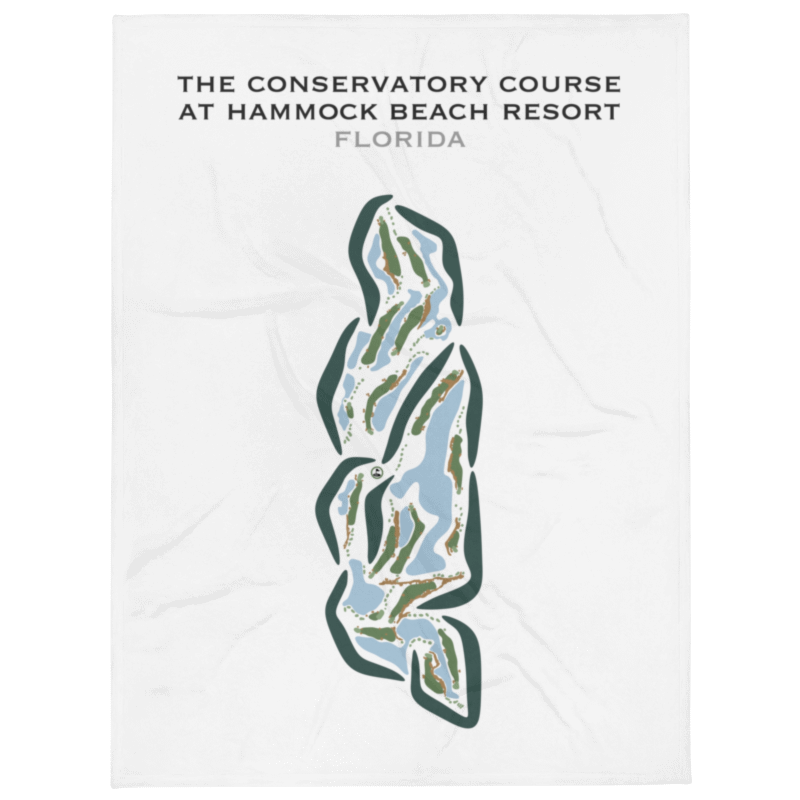 The Conservatory Course at Hammock Beach Resort, Florida - Printed Golf Courses