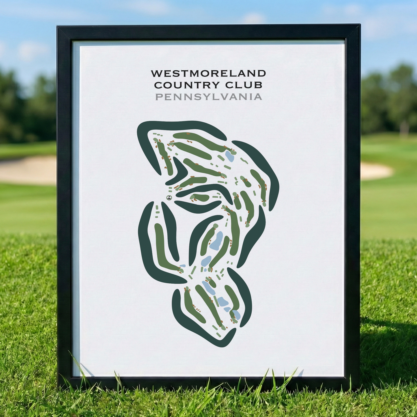 Westmoreland Country Club, Pennsylvania - Printed Golf Courses
