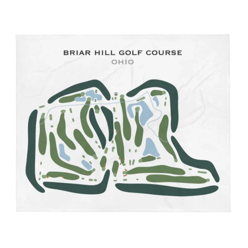 Briar Hill Golf Course, Ohio - Printed Golf Courses