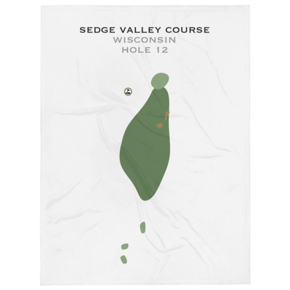 Sand Valley Golf Resort - Sedge Valley Course - Hole 12, Wisconsin - Printed Golf Courses