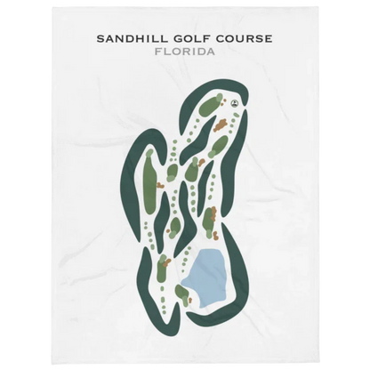 Sandhill Golf Course, Florida - Printed Golf Courses