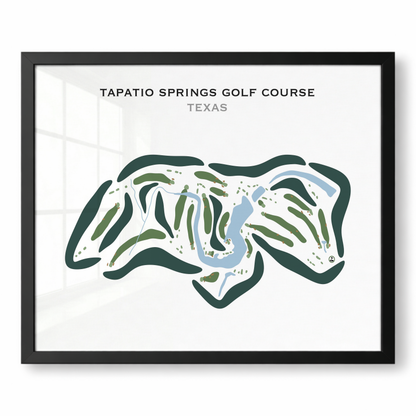 Tapatio Springs Golf Course, Texas - Printed Golf Courses
