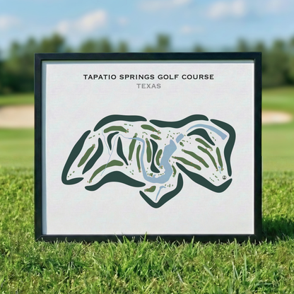 Tapatio Springs Golf Course, Texas - Printed Golf Courses