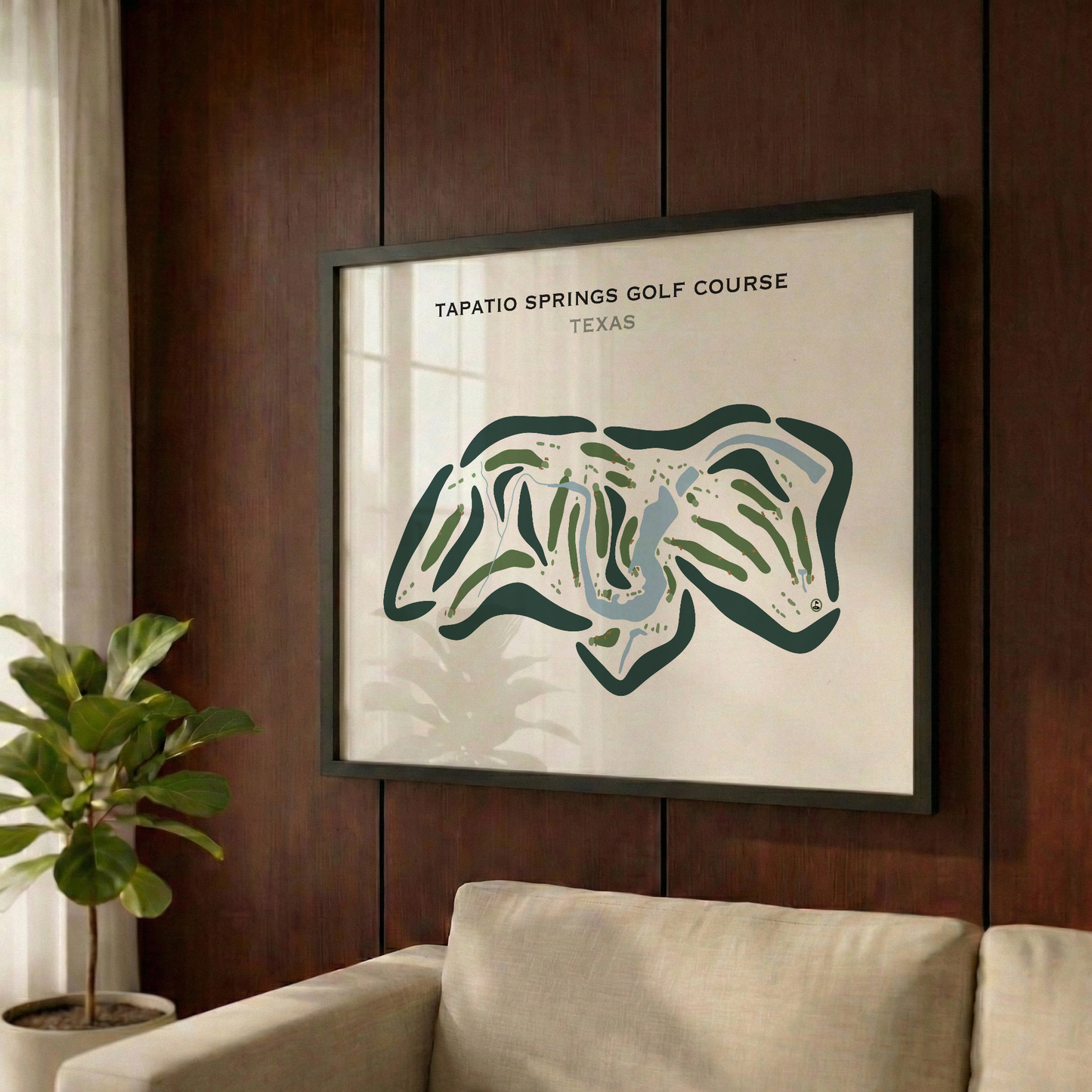 Tapatio Springs Golf Course, Texas - Printed Golf Courses