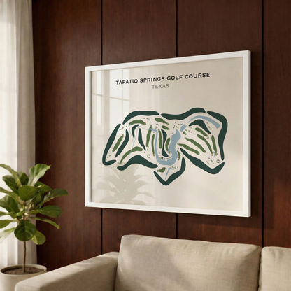Tapatio Springs Golf Course, Texas - Printed Golf Courses