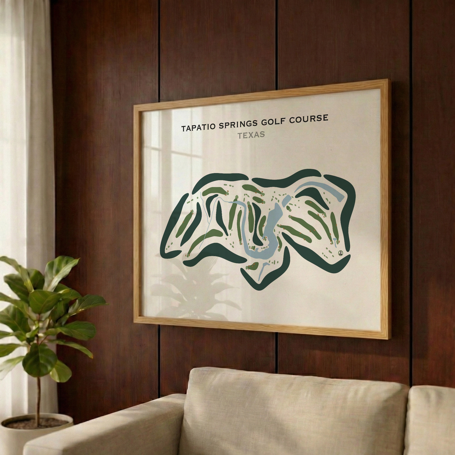 Tapatio Springs Golf Course, Texas - Printed Golf Courses