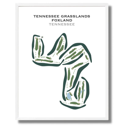 Tennessee Grasslands Foxland, Tennessee - Printed Golf Courses