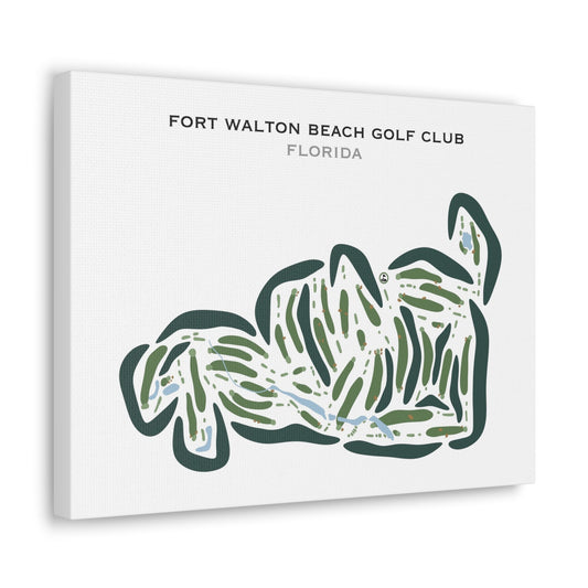 Fort Walton Beach Golf Club, Florida - Printed Golf Courses