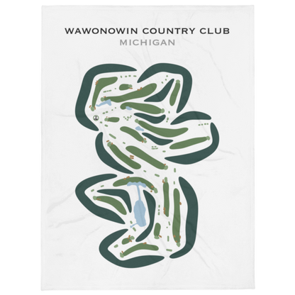 Wawonowin Country Club, Michigan - Printed Golf Courses