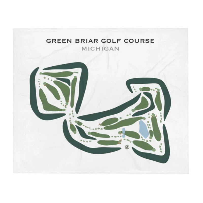 Green Briar Golf Course, Michigan - Printed Golf Courses