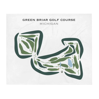 Green Briar Golf Course, Michigan - Printed Golf Courses