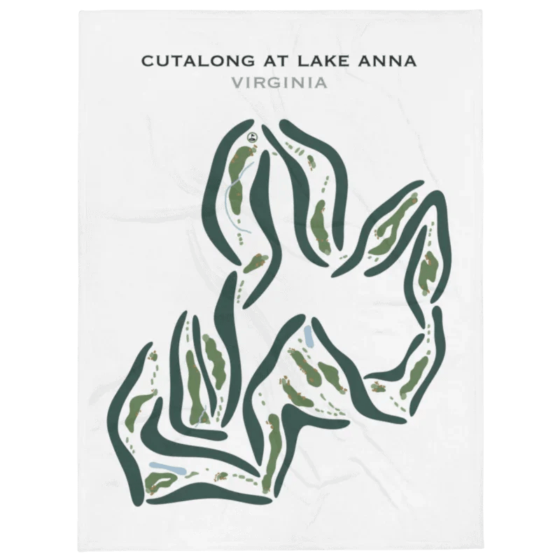 Cutalong at Lake Anna, Virginia - Printed Golf Courses