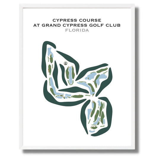 Cypress Course at Grand Cypress Golf Club, Florida - Printed Golf Courses