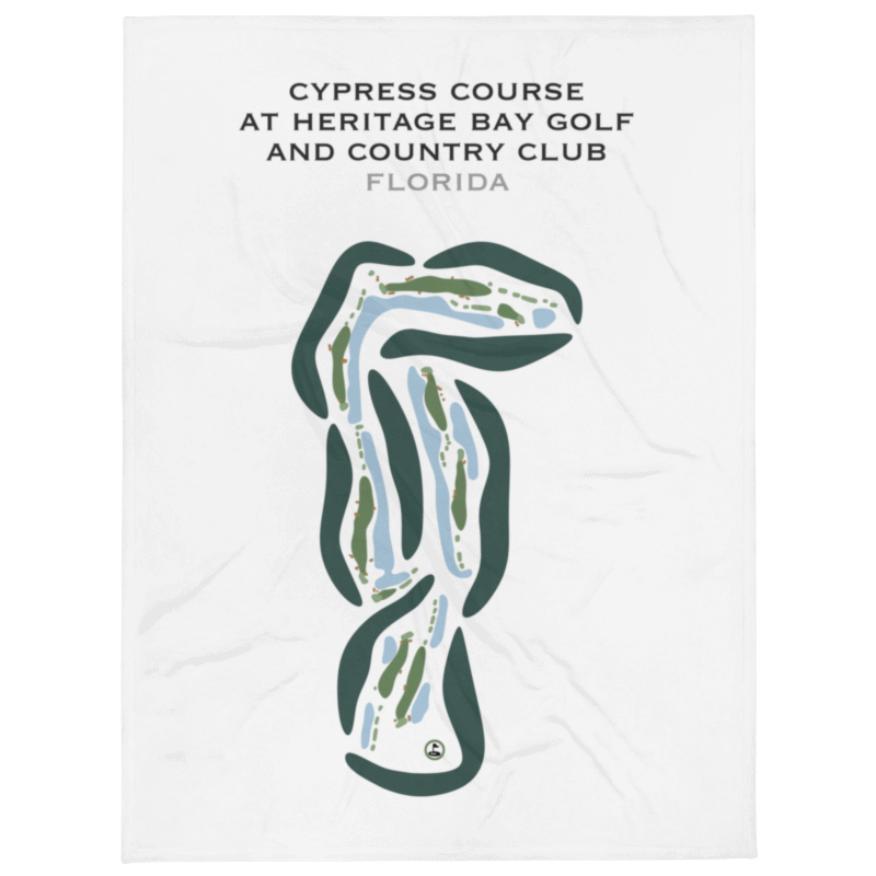 Cypress Course at Heritage Bay Golf and Country Club, Florida - Printed Golf Courses